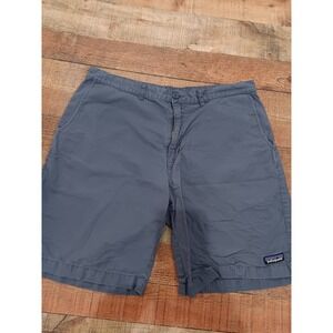 Patagonia Men's Blue Organic Cotton Chino Casual Shorts Size 36 Outdoor  2370